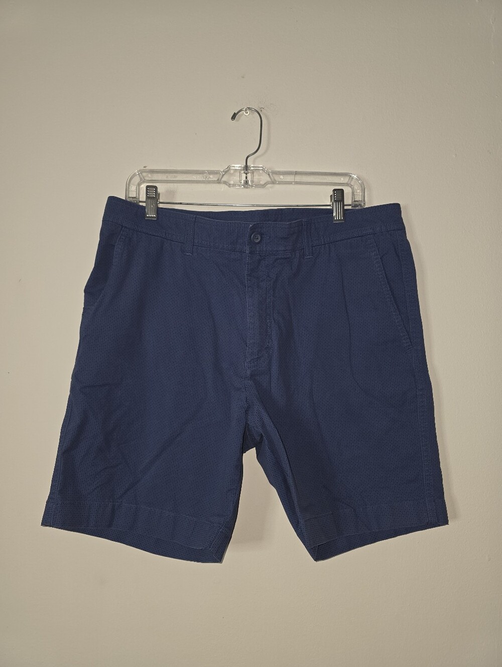 Roundtree & Yorke Deep Navy Flat-Front Men’s Shorts Size 36